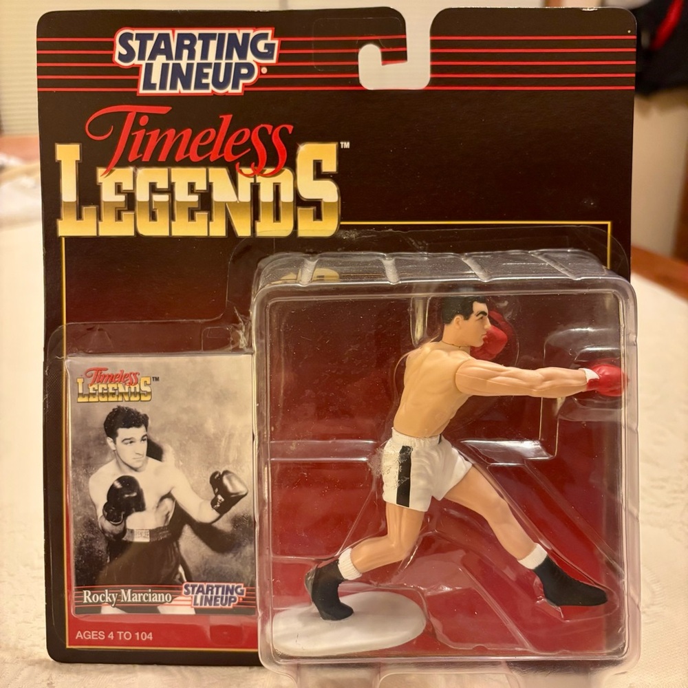 Timeless Legends Rocky Marciano Action Figure and Collectible Card